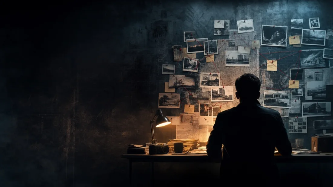 VidBlitz documentary artwork showing an investigation